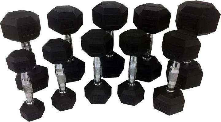 Image du produit Tunturi Hexa Kurzhantelset 1 - 10 kg (total 110 kg)