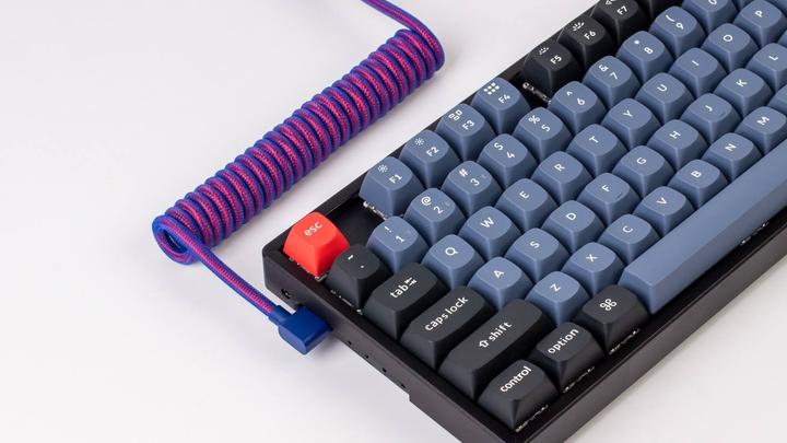 Productafbeelding Keychron premium opgerolde vliegenierskabel (1.08 m, USB 2.0)