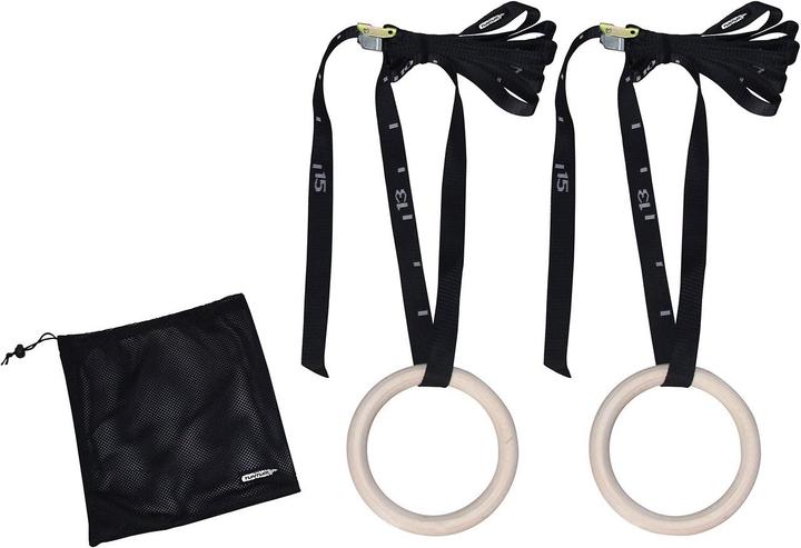 Tunturi Turnringe Gym Rings aus Holz