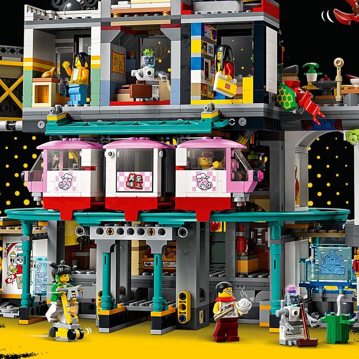 Actual product image LEGO City of lanterns (80036, LEGO Monkie Kid, LEGO Rare Sets)