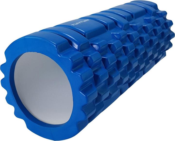 Actual product image Tunturi Yoga Schaumblock Massageroller 33 cm Blau