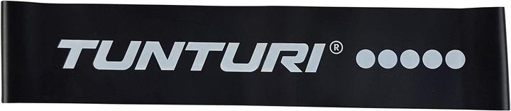 Produktbild Tunturi Mini Resistance Band Set 5 Stück - 5 Gummi Gymnastikbänder mit Netztasche (0.50 m, Extra Leicht, Leicht, Mittel, Stark, Extra Stark)