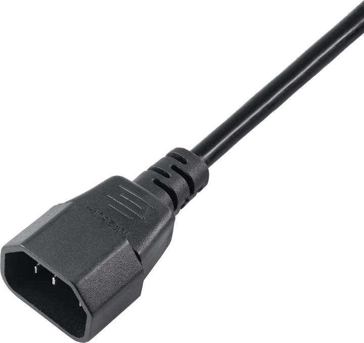Produktbild Akyga AK PC di verlaengerungs Stromkabel, per PC, stampante, Schermi NERO IEC C13 (1.80 m)