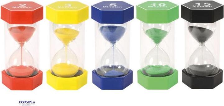 Produktbild Eduplay Riesen Sanduhren-Set 2, 3, 5, 10, 15 Minuten