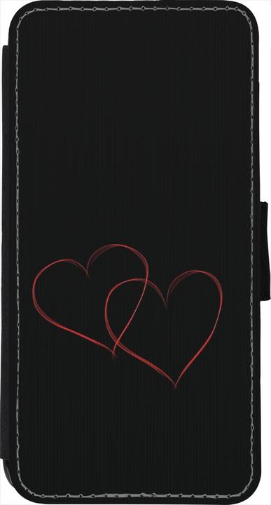 Image du produit PhoneLook Coque Wallet noir Valentine 2023 attached heart (Apple iPhone 7)