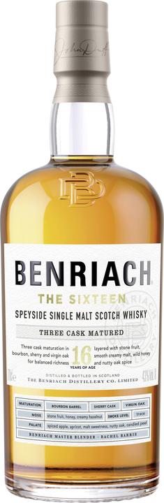 Image du produit BenRiach 16 ans (Scotch Whisky, Single Malt, 1 x 70 cl)