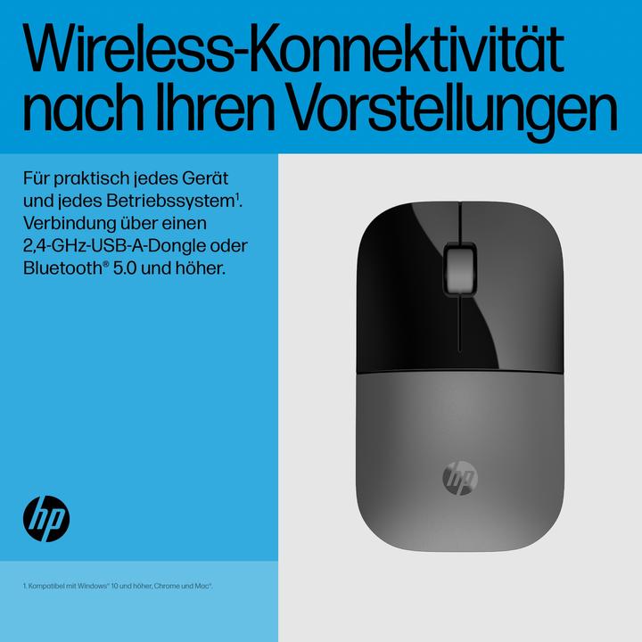 Image du produit HP Souris sans fil Z3700 Dual Silver EURO (P) (Sans fil)