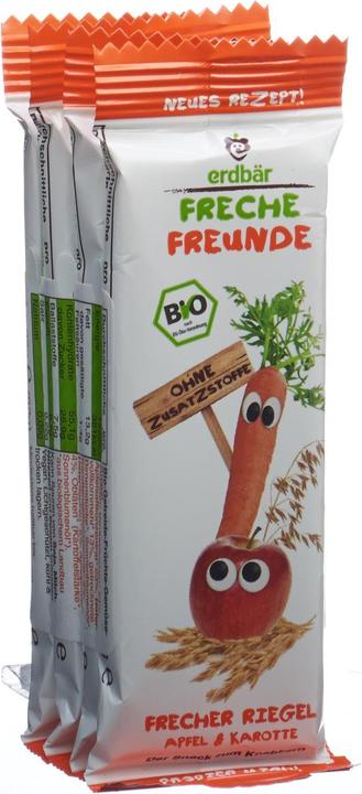 Actual product image Freche Freunde Getreideriegel Apfel & Karotte (23 g)
