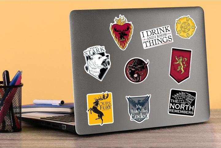 Produktbild Game of Thrones Sortierte Designs Aufkleber Deluxe 100erPack Vinyl