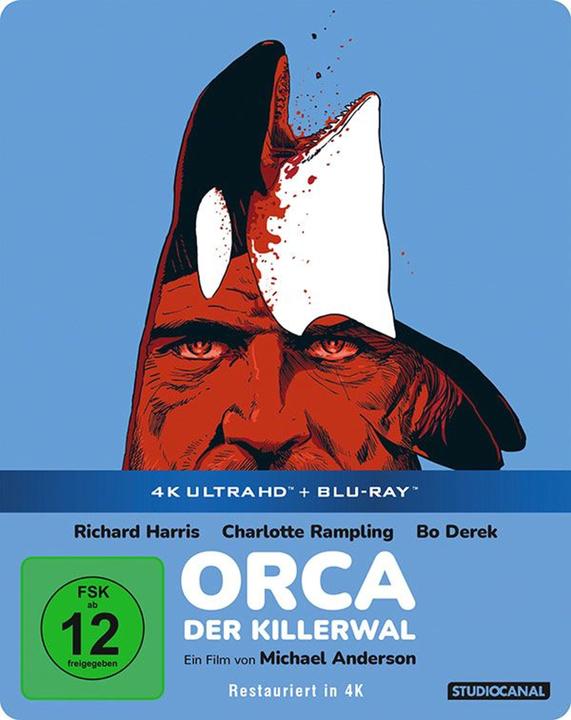 Orca, the Killer Whale - Limited Steelbook Edition (Blu-ray, 4k Blu-ray, French, German, English)