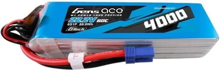 Immagine prodotto Gens Ace G-Tech 4000mAh 22.2V 60C 6S1P Batteria Lipo con spina EC5 (22.20 V, 4000 mAh)