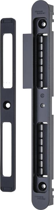Actual product image Dormakaba Adjustable striking plate SB/VAR.ST for routing, right, black matt Zamak