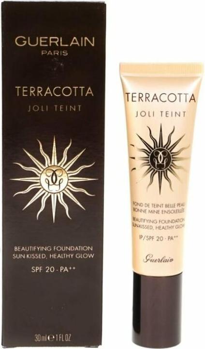 Image du produit Guerlain Terracotta Joli Teint Ebony shining face base 30ml (Brown)