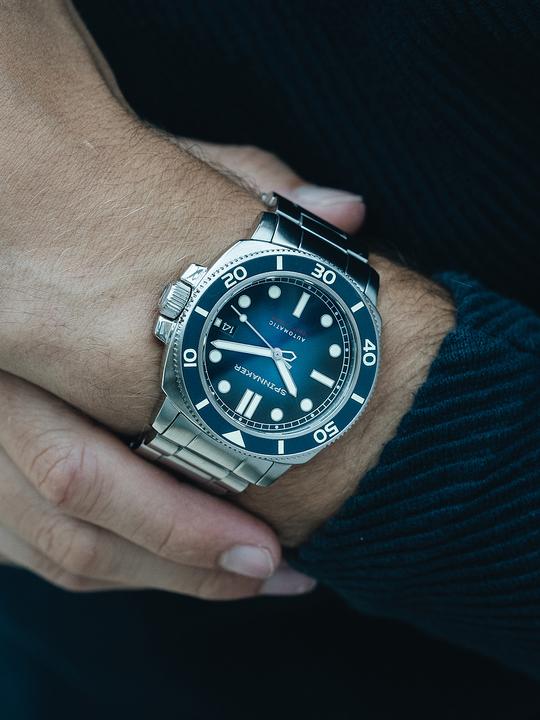 Actual product image Spinnaker SP-5088-22 Hull Diver Automatic 42mm 30ATM (42 mm)