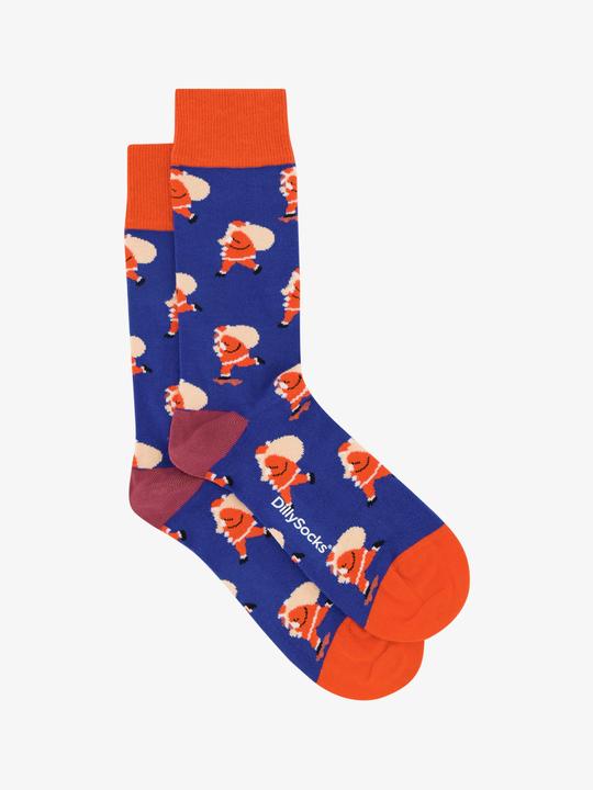 Actual product image DillySocks Hurry Up Santa (Single pack, One size)