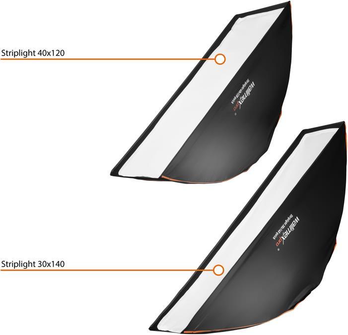 Immagine prodotto Walimex pro pro II Striplight 25x150 cm (Soft box)