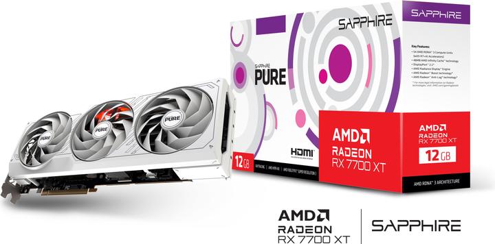 Immagine prodotto Sapphire Pure RX 7700 XT (12 GB)