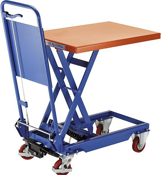 Actual product image kaiserkraft Lifting platform trolley with folding bracket (150 kg)