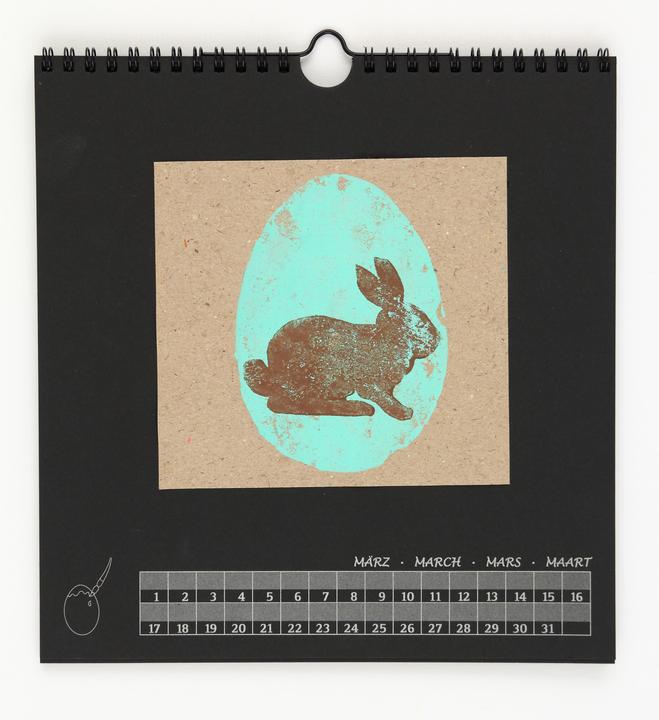 Immagine prodotto Betzold Blanko Kalender mit Spiralbindung (23 x 24 cm)