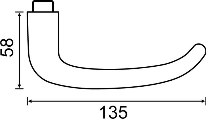 Produktbild FSB Drückergarnituren 1023 ASL (Türgarnitur)