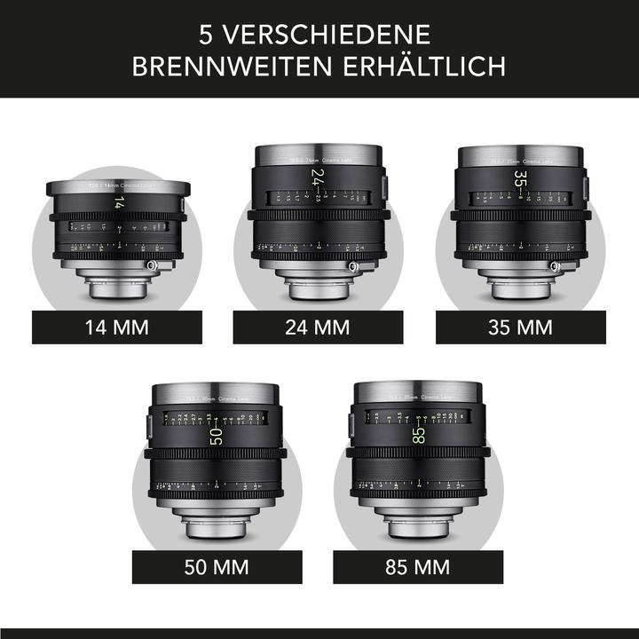 Immagine prodotto Samyang XEEN Master 24mm T1.3 (Canon EF, Canon EF-S, PL, Canon EF-M, Sony E, Full-frame, APS-C / DX)