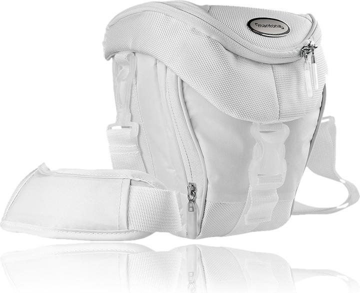 Produktbild mantona Premium Colttasche weiss (Kamera Schultertasche)
