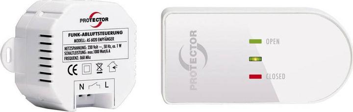Produktbild Protector Funk-Abluftsteuerung AS 6020.3 1000 W Weiss, Braun
