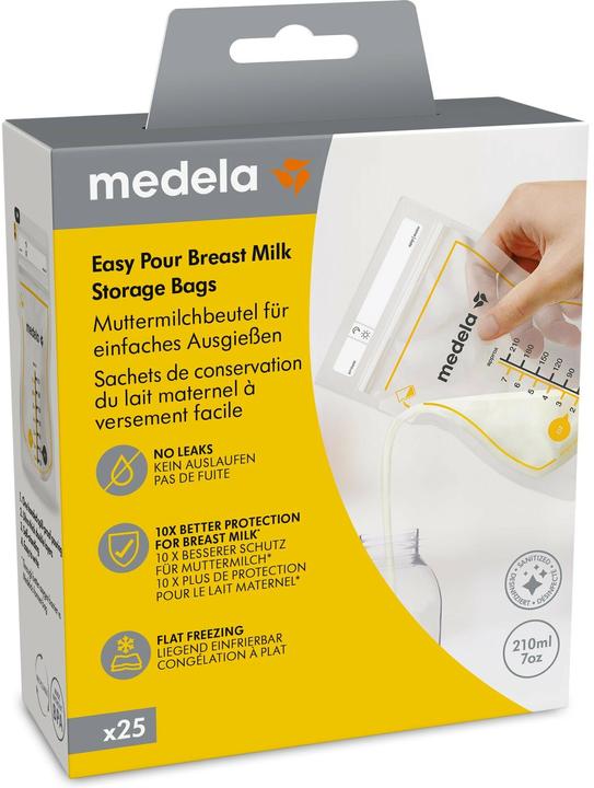 Actual product image Medela Easy Pour breast milk bag x25