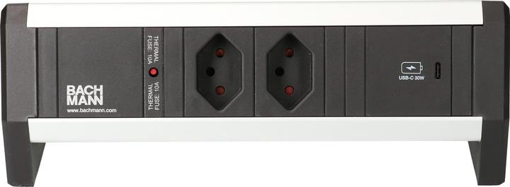 Productafbeelding Bachmann Bureaustrip DESK 1, 2x T13, 1x USB C (2 x, Type 13, USB-A, USB-C)
