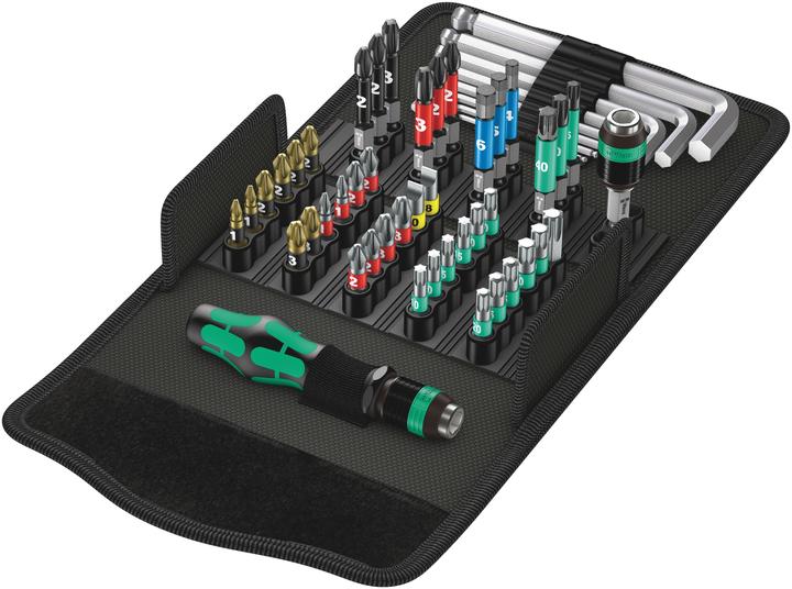 Wera Kraftform Kompakt 100 (Innensechsrund TX M10, Innensechsrund TX M15, Innensechsrund TX M40, Innensechsrund TX M20, Innensechsrund TX M30, Kreuz Phillips PH M1, Kreuz Phillips PH M2, Innensechsrund TX M25, Kreuz Pozidriv PZ M1, Kreuz Pozidriv PZ M2, Kreuz Phillips PH M3, Kreuz Pozidriv PZ M3)