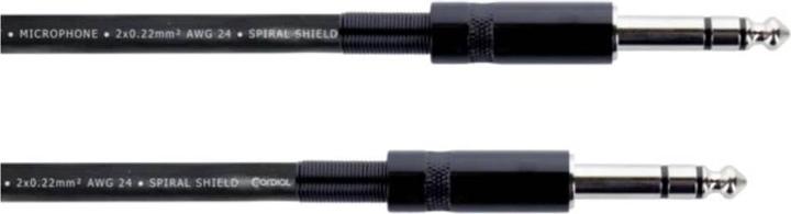 Image du produit Cordial 14817 Klinke Audio Anschlusskabel (1x Klinkenstecker 6.3 mm (stereo) - 1 (3 m, 2,5 mm)
