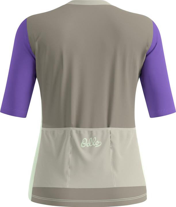Image du produit Odlo Women's Essential Heritage Print Shirt S/S FZ (M)