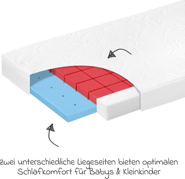 Actual product image Alvi Babymatratzen & Kindermatratzen Babybett-Matratze Bamboo Pro 70 x 140 cm (70 x 140 cm)