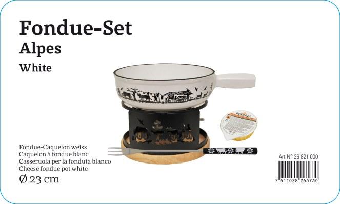 Actual product image Heidi Cheese Line Fondue Set Alpes (Cheese fondue)