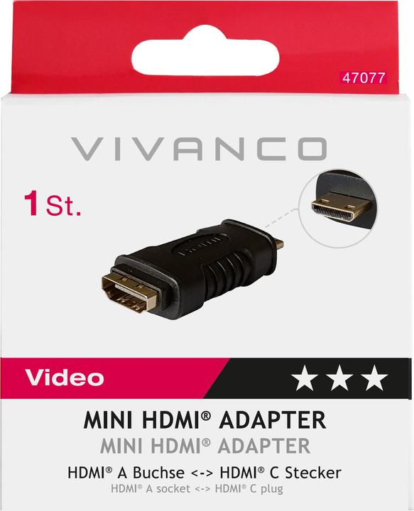 Actual product image Vivanco Video adapter (HDMI, 1.15 cm)