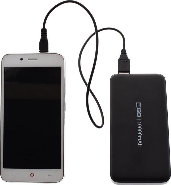 Actual product image 2GO Powerbank Basic 10000mAh (10000 mAh, 37 Wh)