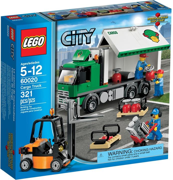 Produktbild LEGO City LKW mit Gabelstapler (60020, LEGO City)