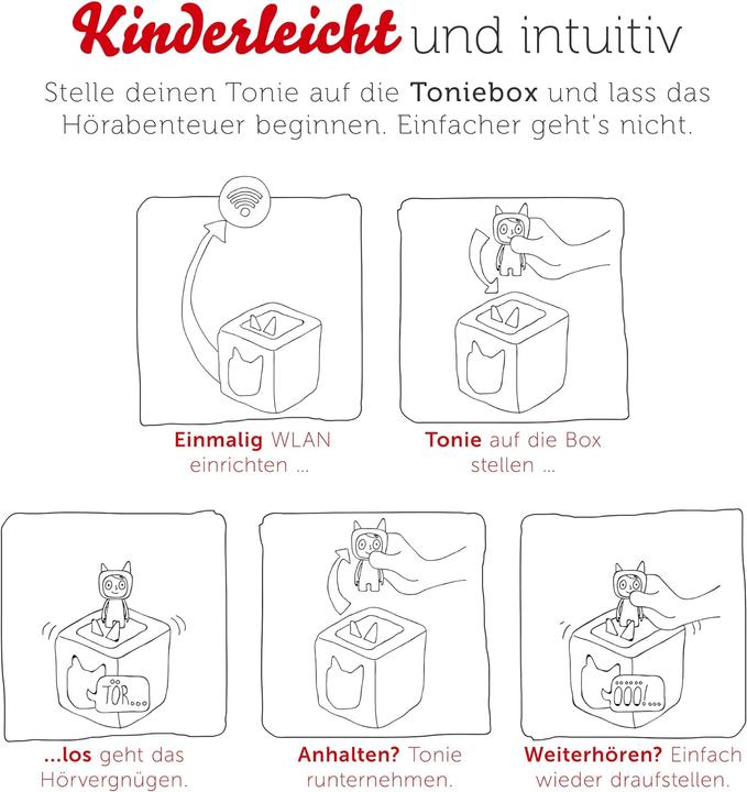 Produktbild Tonies Wie kleine Tiere schlafen gehen und andere Geschichten (Deutsch)