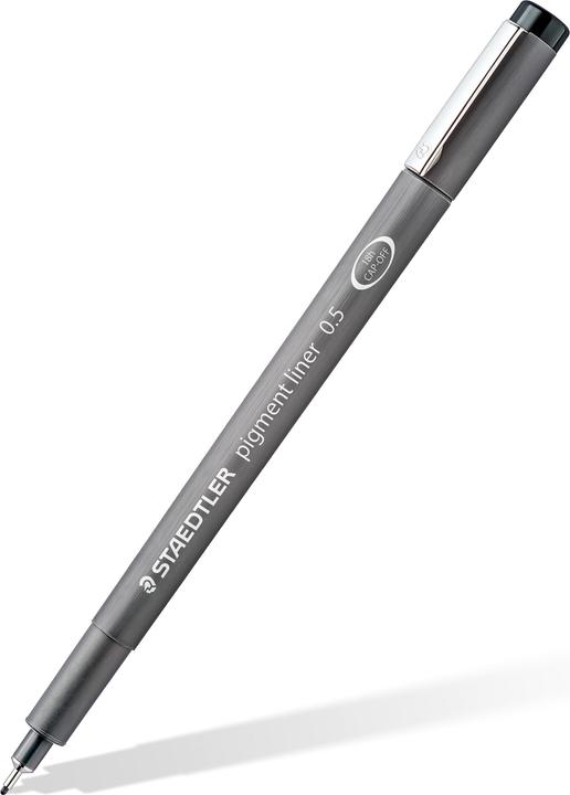 Produktbild Staedtler pigment liner 308 Fineliner (Orange, Gelb, Hellbraun, Fuchsia, Violett, Grün, Blau, Grau, Rot, Hellgrün, Braun, Hellblau, 12 x)