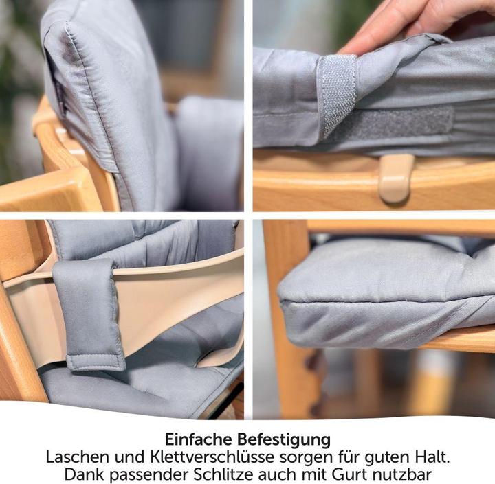 Produktbild La Loona LaLoona Sitzverkleinerer für Hochstühle Sitzkissen / Hochstuhlauflage für Stokke Tripp Trapp