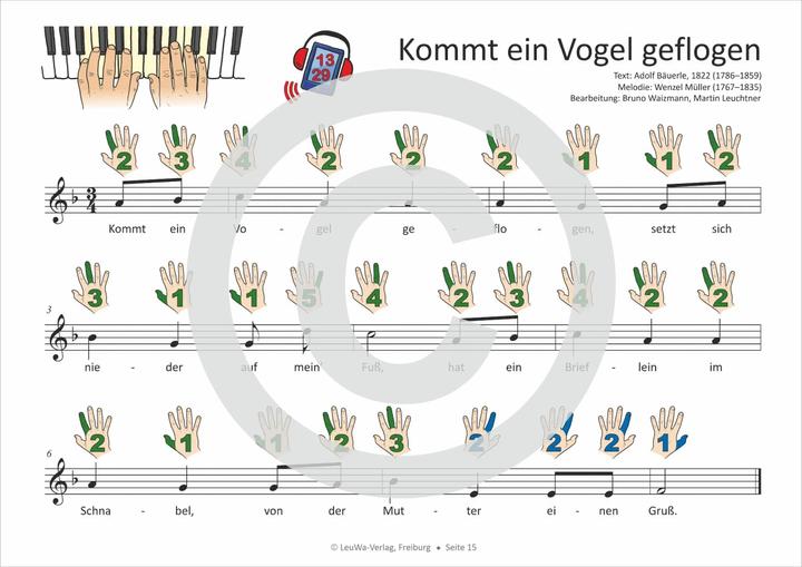 Image du produit Einfacher!-Geht-Nicht: 34 Kinderlieder BAND 1+2 für Klavier und Keyboard (+Play-Along Download (Allemand, Martin Leuchtner, Bruno Waizmann, 2023)