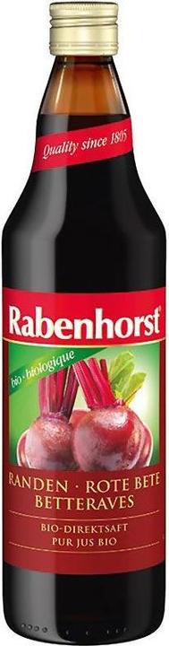 Image du produit Rabenhorst Rote Bete Saft Bio Flasche (750ml) (1 x 75 cl)