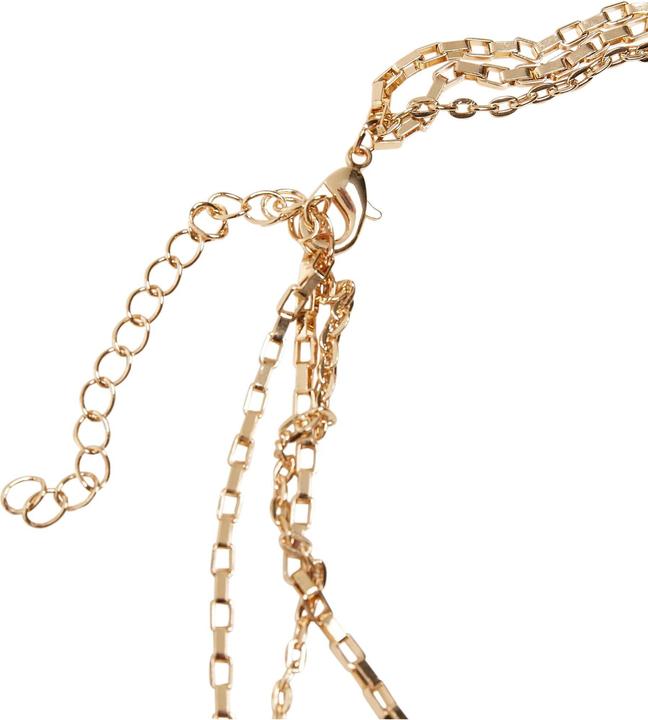 Actual product image Urban Classics Layering Amulet Necklace (70% iron, 30% zinc)