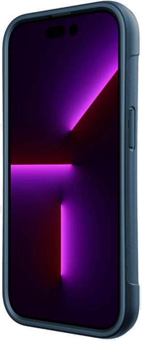 Actual product image X-Doria Raptic Clutch Case for iPhone 14 Back Cover Blue (Apple iPhone 14)