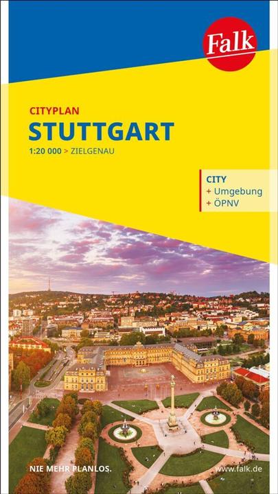 Immagine prodotto Falk Mappa della città di Stoccarda 1:21.000