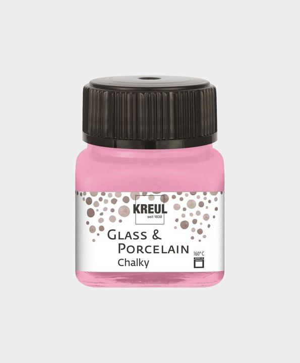 Actual product image Kreul Porcelain and glass colour (Candy Rose, 20 ml)