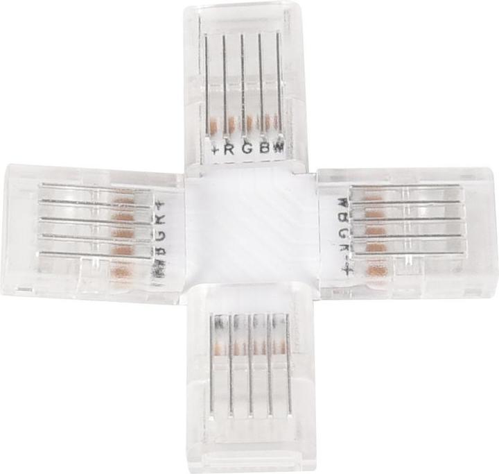 Immagine prodotto Enovalite Connettore per striscia LED da 10 mm, a forma di X, a 5 pin