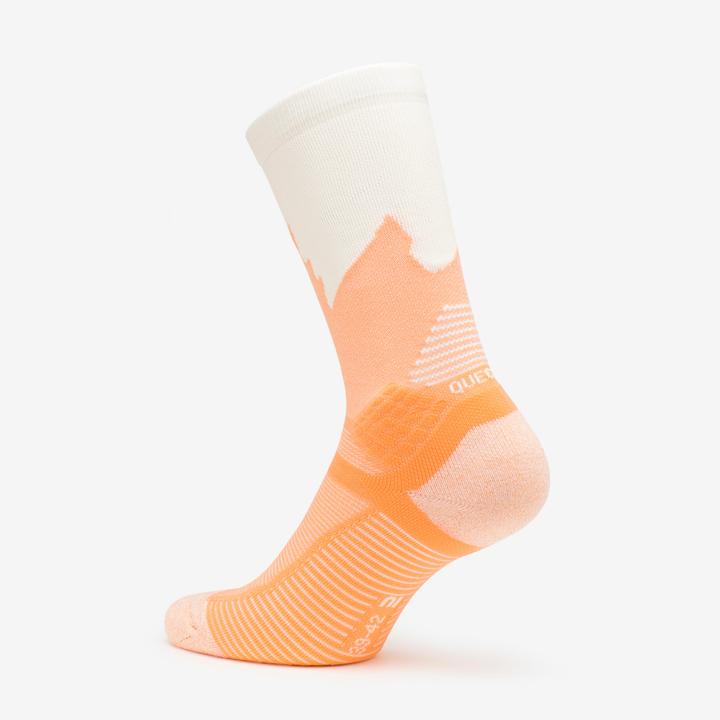 Produktbild Quechua Wandersocken hoch 2 Paar - Hike 500 grau/orange (39, 42)