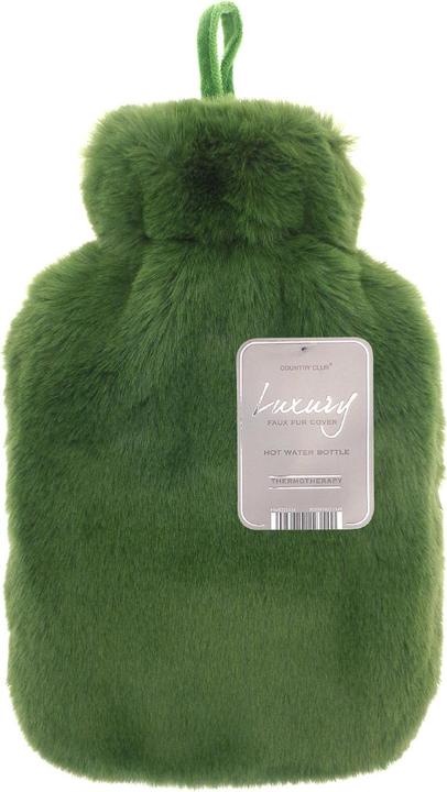 Actual product image Ribbon Super Luxury Faux Fur Hot Water Bottle And Cover (1 l)