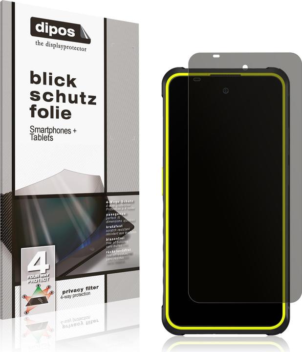 Actual product image Dipos Privacy Screen Protector 4-Way Privacy-Filter (1 Piece, Ulefone Armor X)